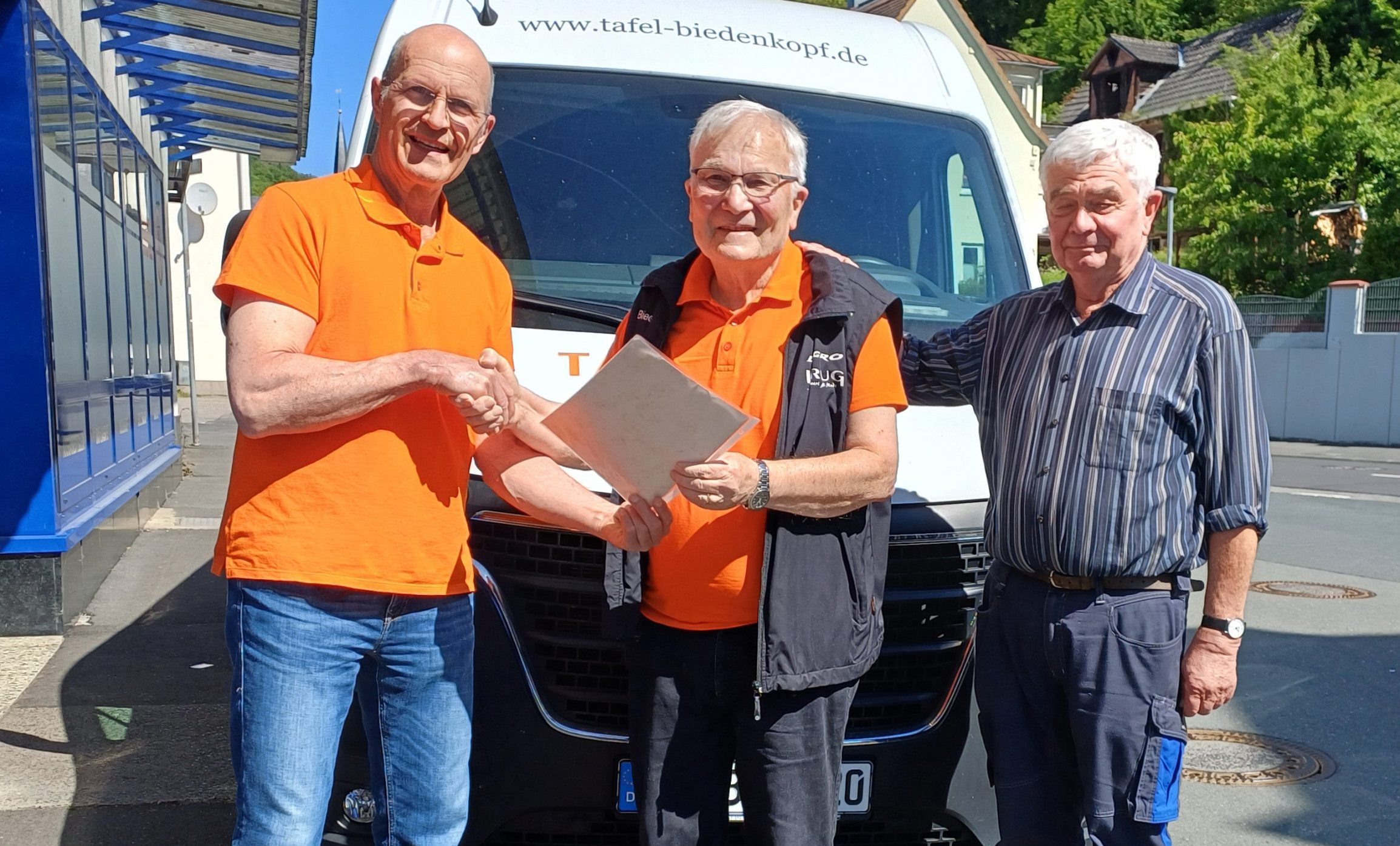 Verabschiedung von Manfred Springer aus dem aktiven Dienst bei der Tafel Biedenkopf