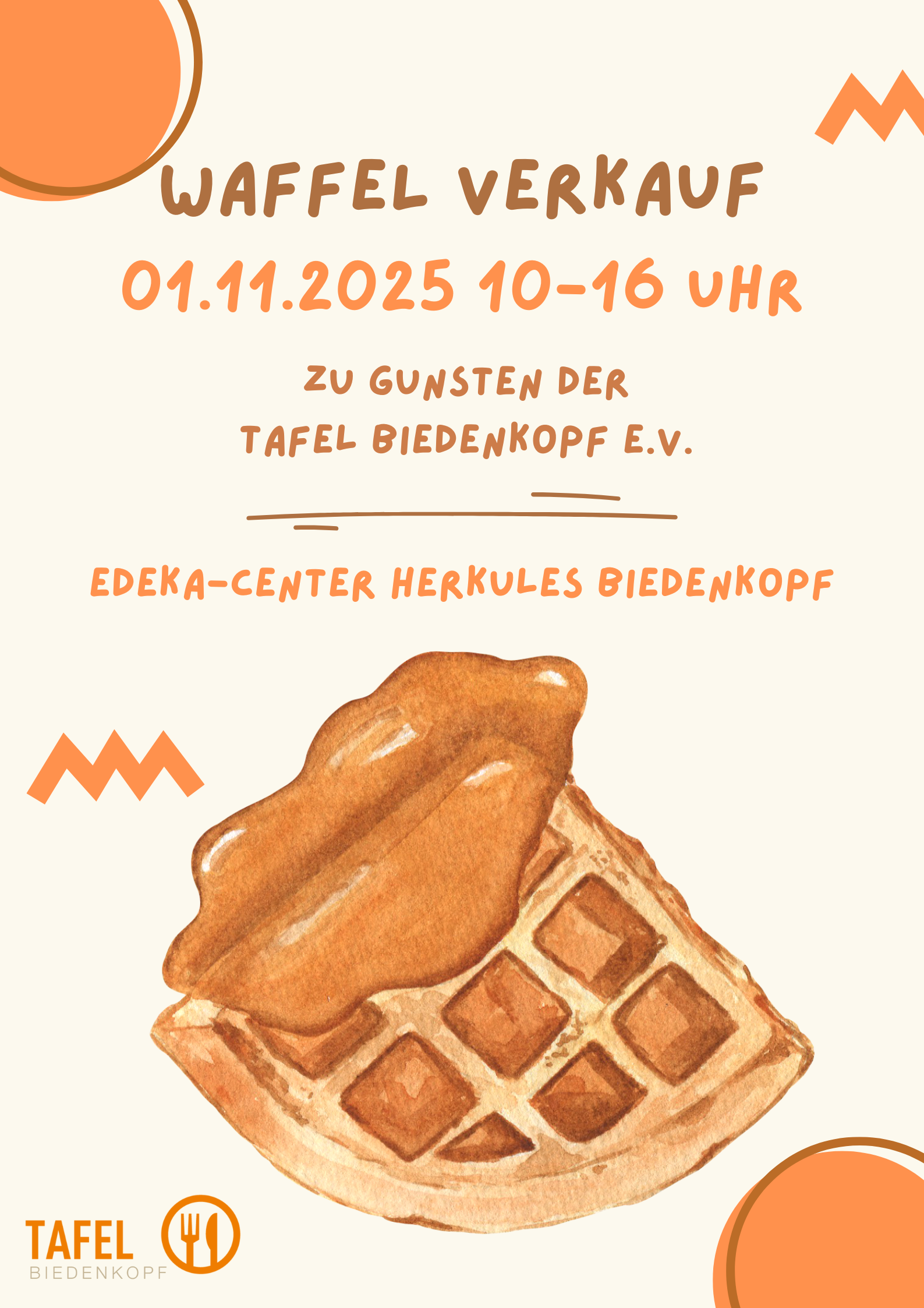 Frische Waffeln für den guten Zweck!