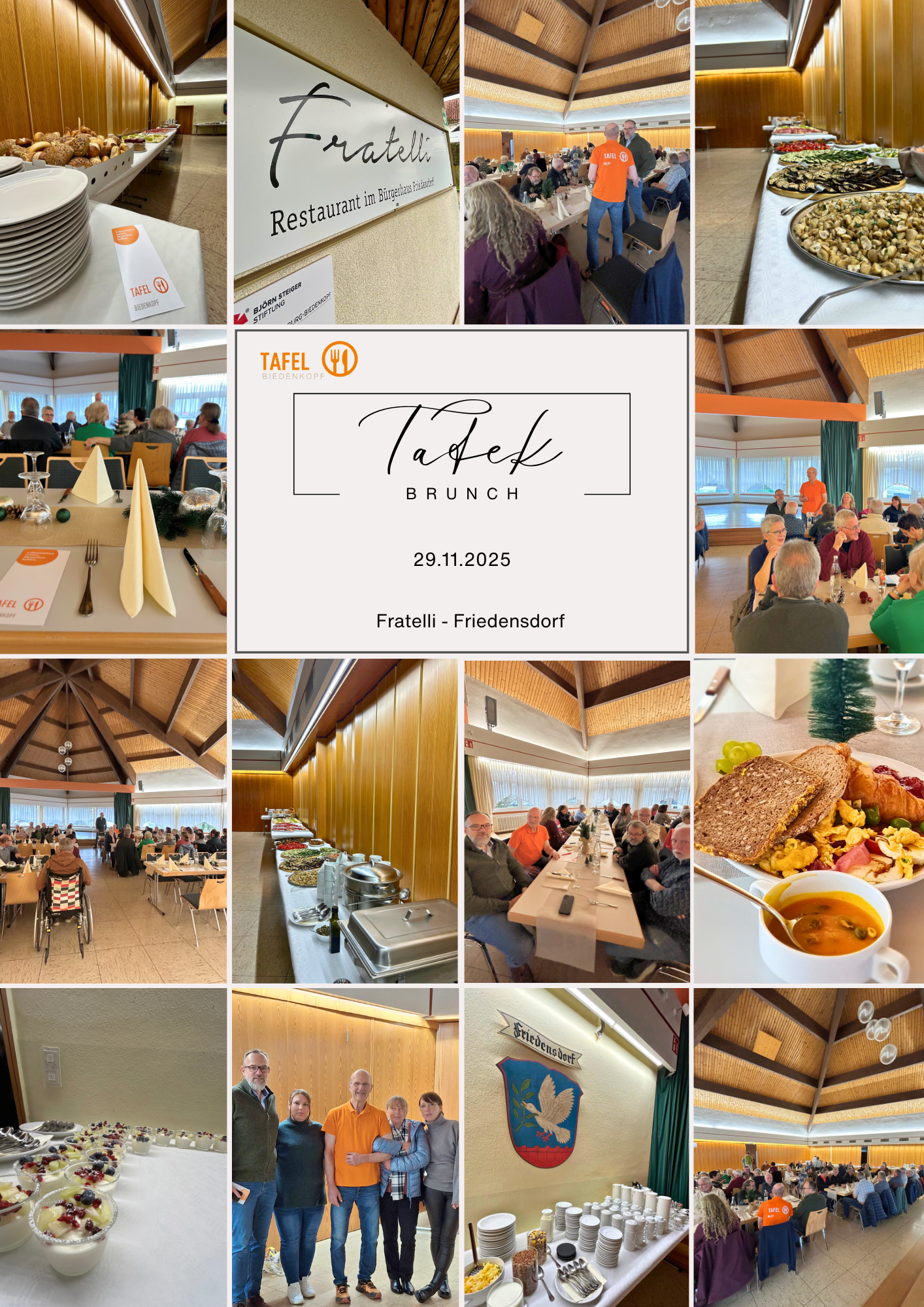 Adventsbrunch der Tafel Biedenkopf für ihre Mitarbeitenden